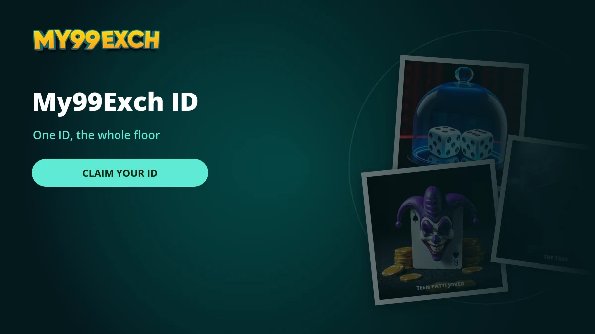 My99Exch id banner with teen patti and beach roulette game tiles